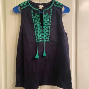 J. Crew sleeveless top size 4